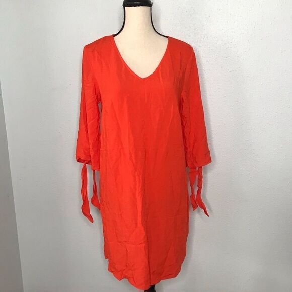 NWT Cute H&M 3/4 Tie Sleeve Dress - Picture 1 of 8